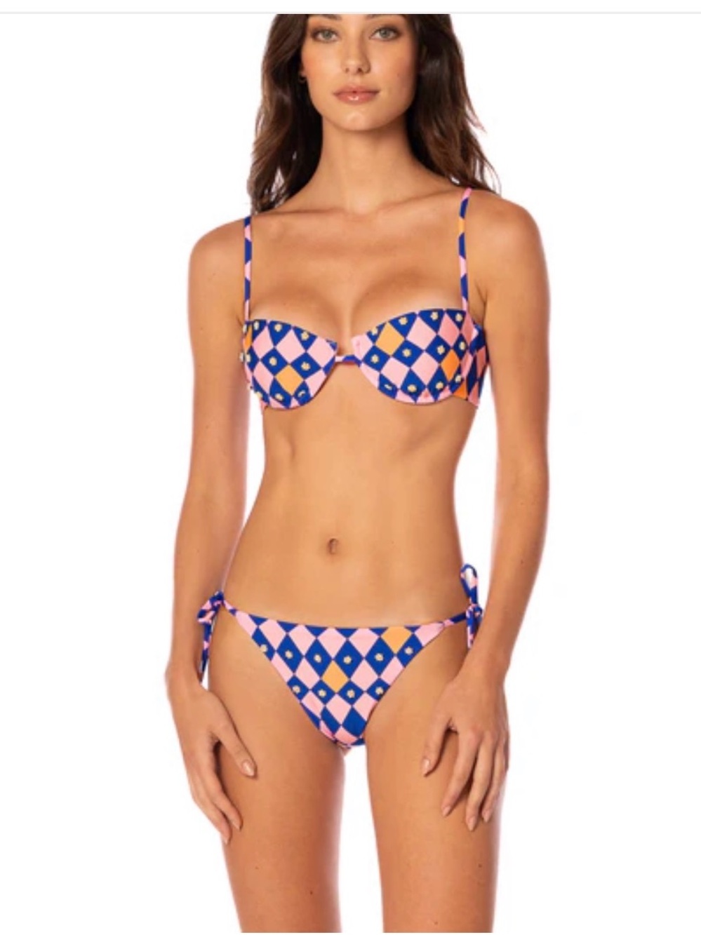 Maaji Like A Diamond Amatista Unmolded Underwire Bikini Top Sz Small